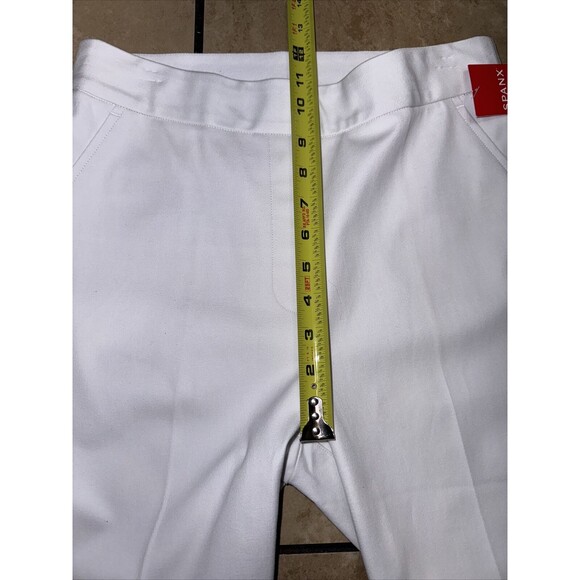New Spanx Women Pants Size Medium Classic White Kick Flare Pull On High Waisted - Picture 13 of 16